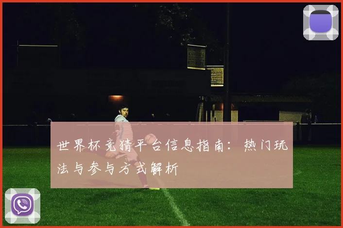 世界杯竞猜平台信息指南:热门玩法与参与方式解析